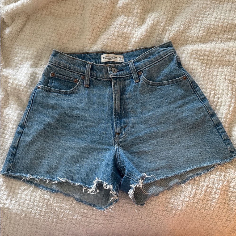 Abercrombie & Fitch Light Blue Denim Shorts